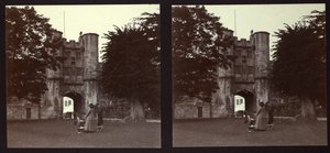 Torhaus, Bischofspalast, Wells, Mendip, Somerset