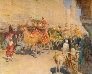 Eine arabische Hochzeitsprozession von Walter Frederick Roofe Tyndale