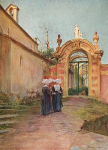Eingang zur Villa Centurione, S. Margherita Ligure, ca. 1910, 1912 von Walter Frederick Roofe Tyndale