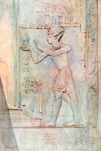 Seti I bietet Osiris ein Bild der Wahrheit an von Walter Frederick Roofe Tyndale