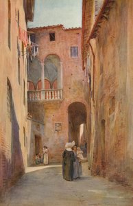 Das Haus der Katharina von Siena, ca. 1900 1913 von Walter Frederick Roofe Tyndale