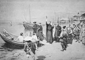 Die Landung von St. Franz Xaver in Kagoshima