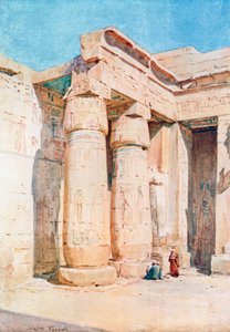 Der zweite Hof in Medinet Habu von Walter Frederick Roofe Tyndale