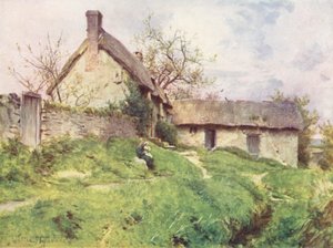 Wessex: Eine Gruppe von Hütten in Sutton Poyntz, nahe Weymouth von Walter Frederick Roofe Tyndale