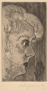 Kopf im Profil, 1923
