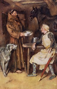Illustration für Ivanhoe von Sir Walter Scott von Walter Grieve