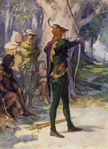 Illustration für Ivanhoe von Sir Walter Scott von Walter Grieve