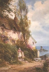 Hütte am Meer