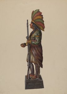 Indianer im Zigarrenladen, ca. 1936