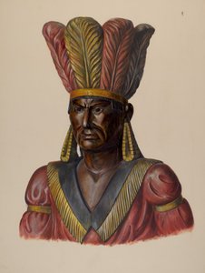 Zigarrenladen-Indianer, ca. 1937