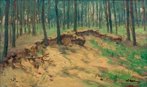 Waldstück mit Sandgrube von Walter Leistikow