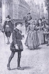 Herrick reitet die Cheapside hinunter, Illustration aus My Magazine