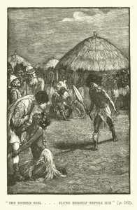 Illustration für König Salomons Schatzkammer von H. Rider Haggard von Walter Paget