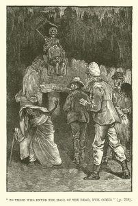 Illustration für König Salomons Schatzkammer von H. Rider Haggard