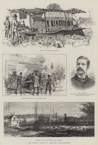 Das Eisenbahnunglück bei Hexthorpe, in der Nähe von Doncaster von Walter Paget