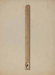 Senkblei und Brett, 1939 von Walter Praefke