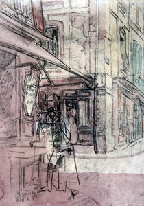Ein Geschäft in Dieppe, um 1907 von Walter Richard Sickert