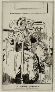 Eine schwache Verteidigung, um 1911