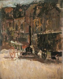Marktkreuz, Dieppe von Walter Richard Sickert