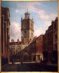 Fore Street und St Giles ohne Cripplegate von Walter Riddle