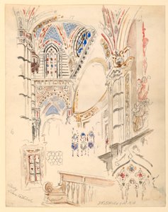 Studie des Doms von Siena von Walter Shirlaw