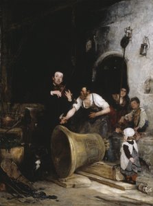 Das Glockenläuten, 1874 von Walter Shirlaw