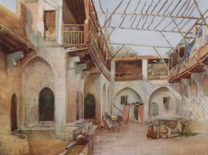 Der Khan El Dobabiyeh, Kairo von Walter Spencer Stanhope Tyrwhitt