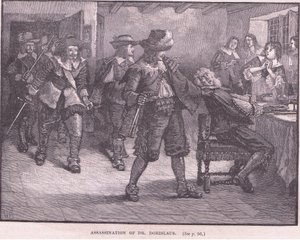 Ermordung von Dr. Dorislaus AD 1649
