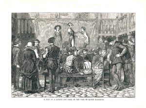 Ein Schauspiel in einem elisabethanischen Londoner Gasthof, 1878