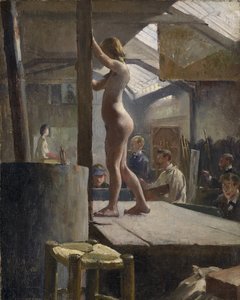 Aktklasse, Académie Julian von Walter Withers