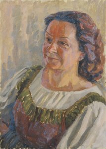 Dame in Tracht