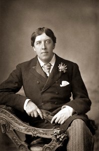 Oscar Wilde, irischer Schriftsteller, Witzbold und Dramatiker, ca. 1890 von WandD Downey