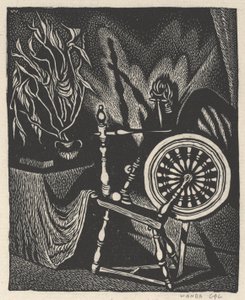 Spinnrad von Wanda Gág