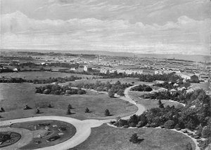 Barnsley Park und Stadt, um 1896 von Warner Gothard