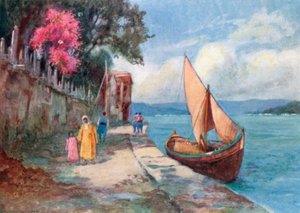 Ein Friedhof am Bosporus von Warwick (after) Goble