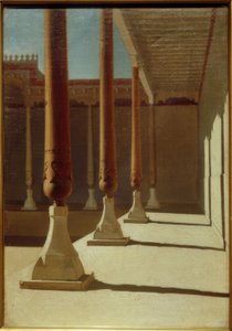 Galerie in der Zitadelle von Samarkand