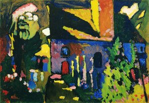 Kirche in Murnau von Wassily Kandinsky