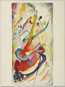 Entwurf zu einem Wandbild für Edwin R. Campbell Nr. 1 von Wassily Kandinsky