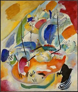 Improvisation 31 Seeschlacht von Wassily Kandinsky