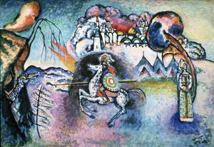 Der Reiter (Heiliger Georg von Lydda) von Wassily Kandinsky