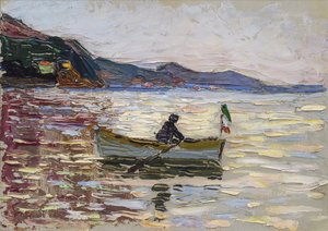 Rapallo. Boot auf dem Meer, 1906 von Wassily Kandinsky