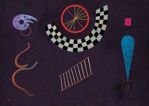 Band mit Quadraten, von Wassily Kandinsky (1866-1944) von Wassily Kandinsky