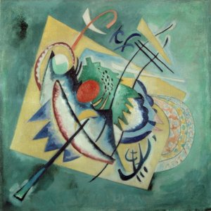 Rotes Oval von Wassily Kandinsky