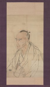 Skizze für das Porträt von Tachihara Suiken, 19. Jahrhundert