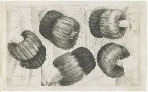 Ein Muff in fünf Ansichten, 1645-1646