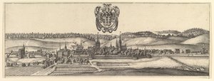 Ansbach und Coburg, Ansicht von zwei Ansichten a&b, 1625-77