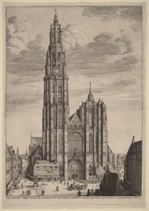 Kathedrale von Antwerpen von Wenceslaus Hollar