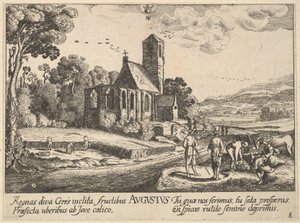 August, 1628-29 von Wenceslaus Hollar