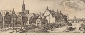 Herbst: Der Weinmarkt, ca. 1628-1629 von Wenceslaus Hollar