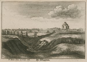 Bei Islington, der New River Head von Wenceslaus Hollar